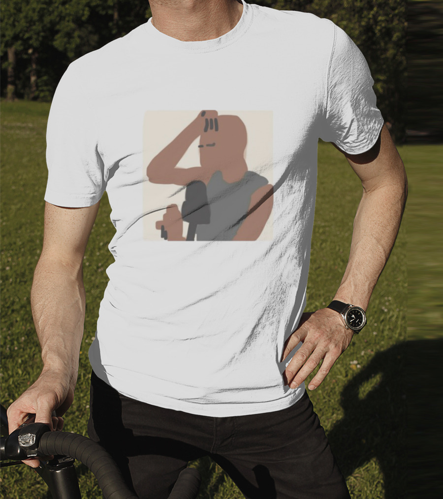 Artems Stickers The Concept Iconic Bald Figure And Microphone T-Shirt