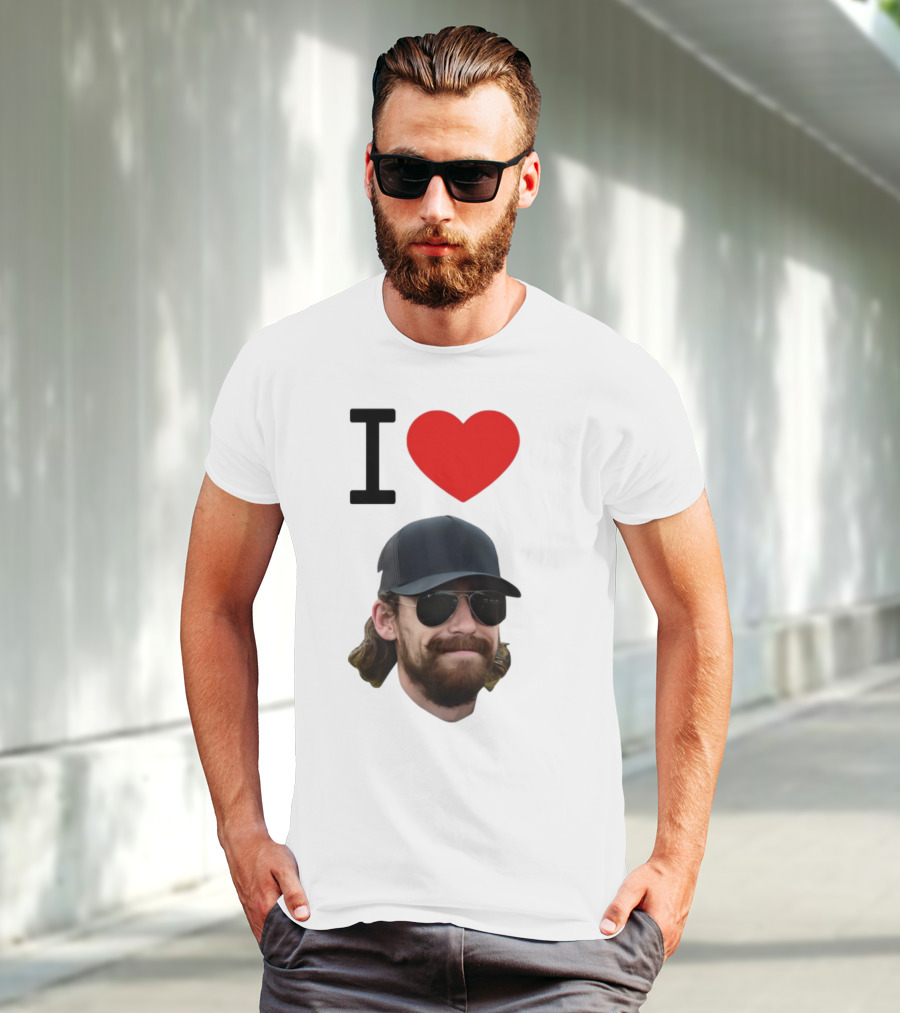 I Heart Ryan Blaney Racing Fan Apparel T-Shirt