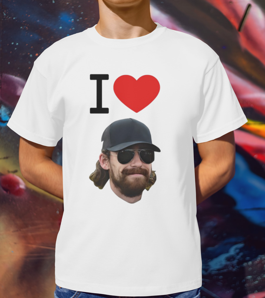 I Heart Ryan Blaney Racing Fan Apparel T-Shirt