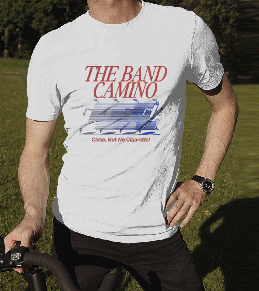 The Band Camino Close But No Cigarette Running Figures T-Shirt