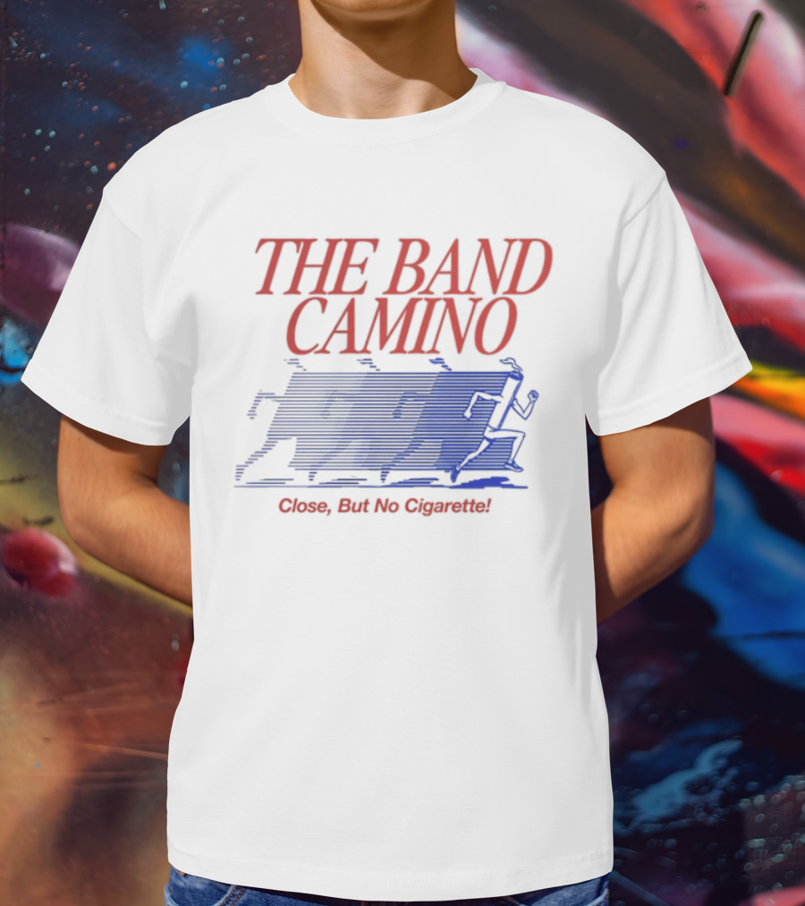 The Band Camino Close But No Cigarette Running Figures T-Shirt