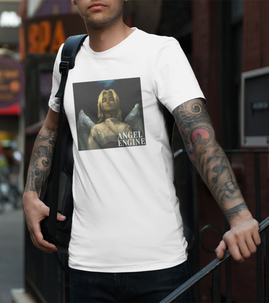 Angel Engine Uriel Angelic Wings Character T-Shirt