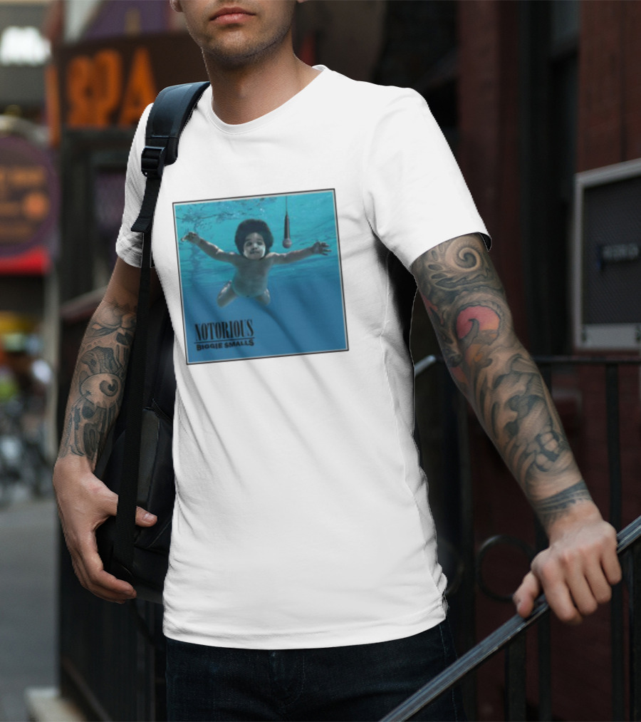 Eggs Tyrone Notorious Biggie Smalls Baby Swimming Microphone T-Shirt