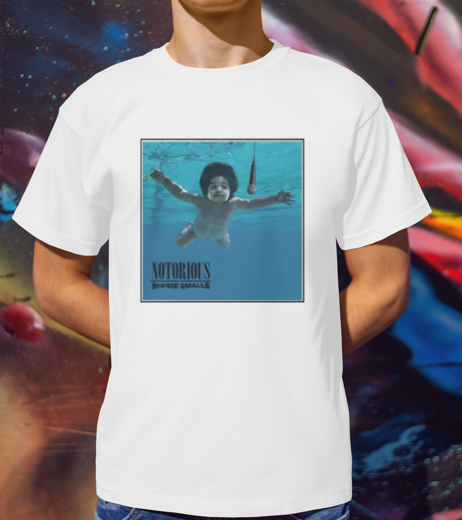 Eggs Tyrone Notorious Biggie Smalls Baby Swimming Microphone T-Shirt