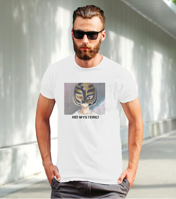 Goofyahhtees Rei Mysterio Anime Mask Fusion T-Shirt