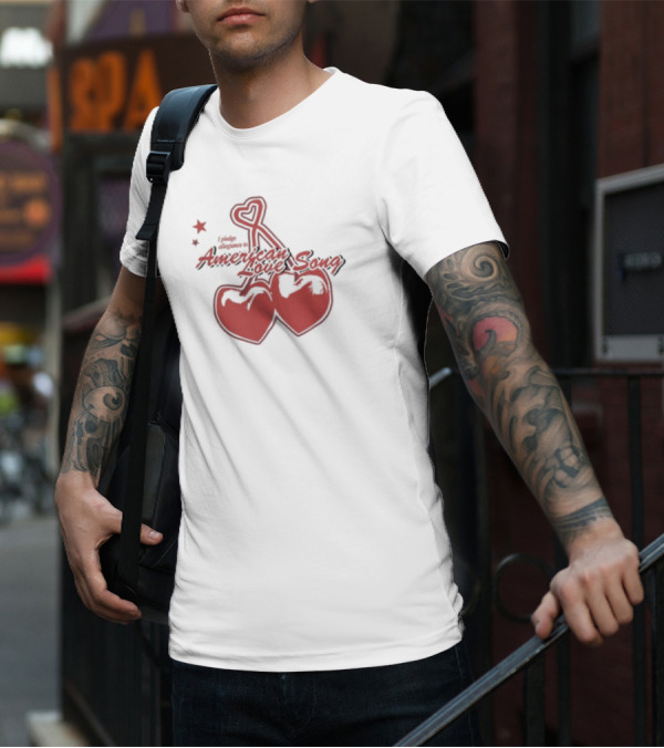 Momoboyd I Pledge Allegiance To Love Song Chrome Hearts Double Heart Stars T-Shirt
