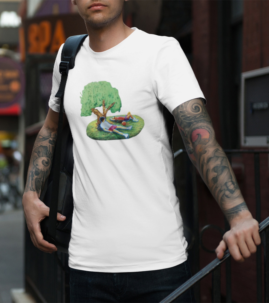 Slushynoobz Tree Relaxing Under Summer Shade With Friends T-Shirt