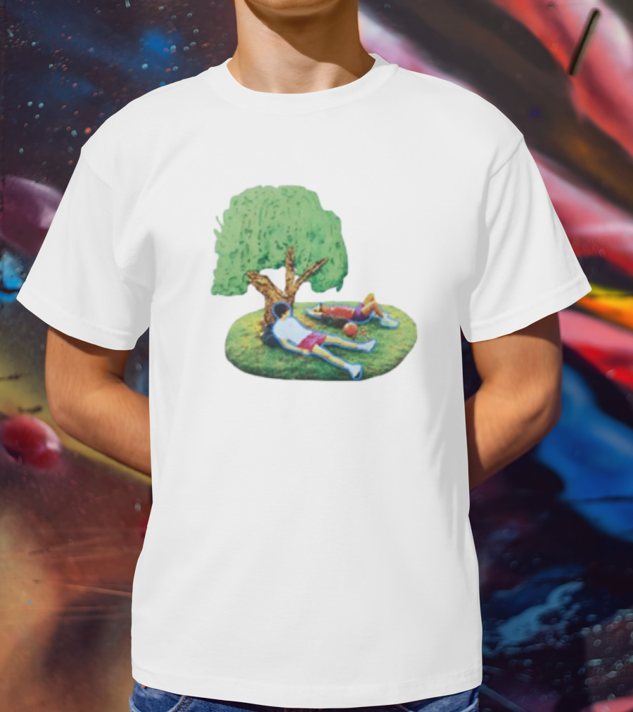 Slushynoobz Tree Relaxing Under Summer Shade With Friends T-Shirt