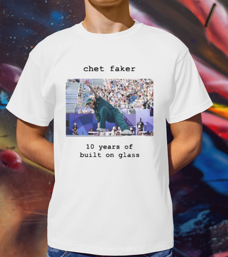 Chet Faker 10 Years Of Built On Glass Breakdancer Performance Event T-Shirt