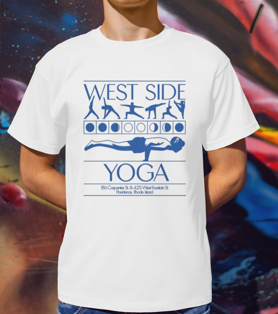 West Side Yoga Providence Rhode Island 186 Carpenter 425 West Fountain ElizabethGoodspeed T-Shirt