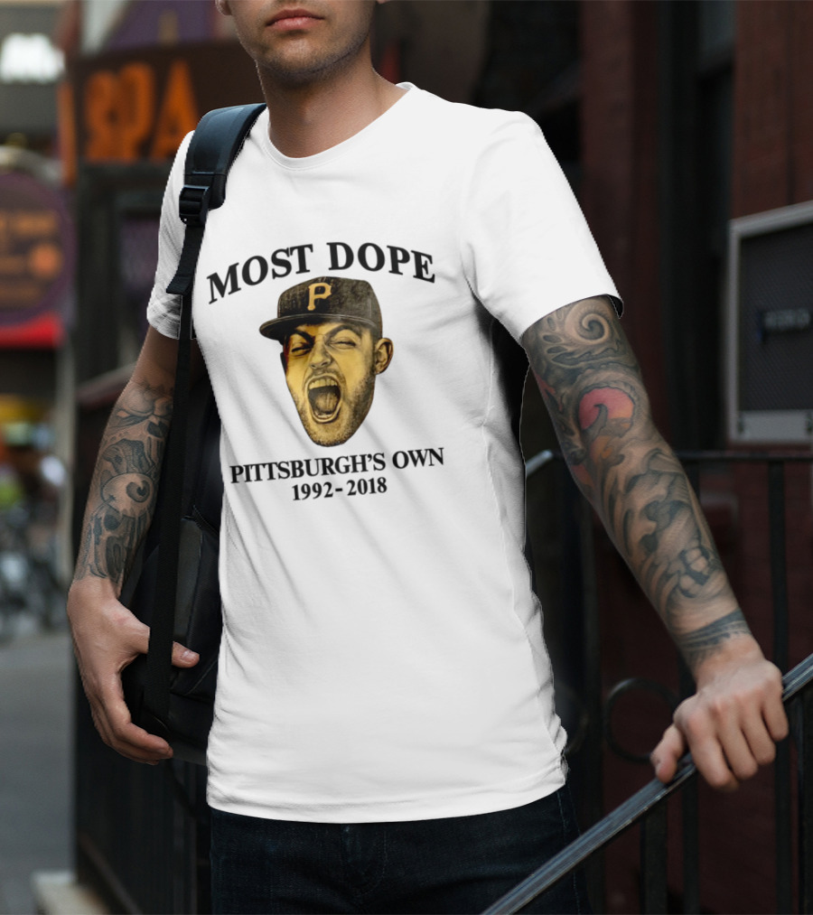 Most Dope Pittsburgh's Own 1992 2018 P Hat Tribute T-Shirt