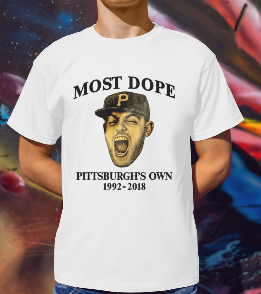 Most Dope Pittsburgh's Own 1992 2018 P Hat Tribute T-Shirt