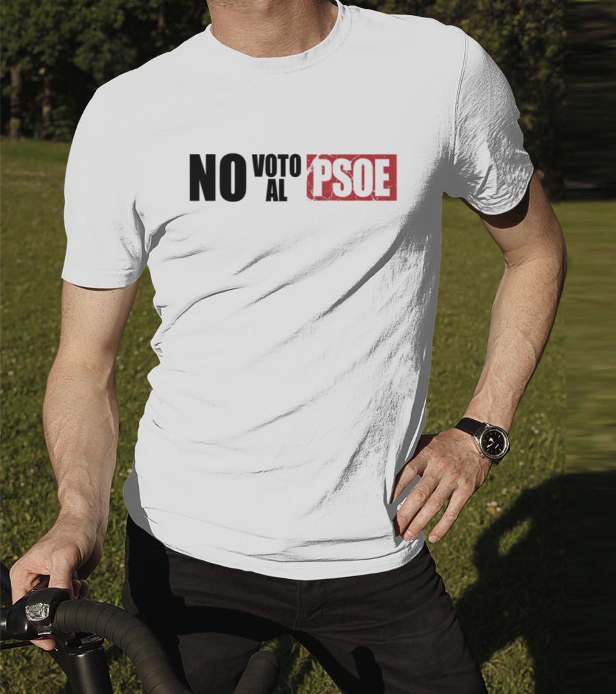 No Voto Al PSOE Political Statement T-Shirt