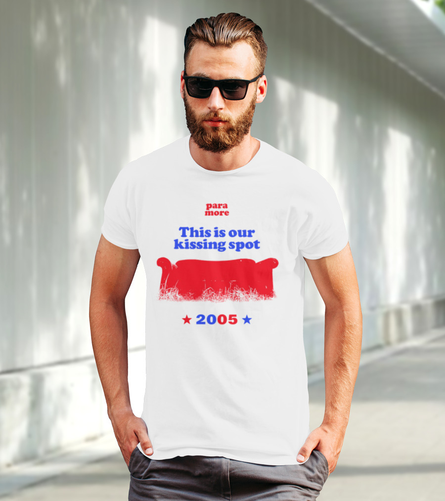 Paramore This Is Our Kissing Spot Couch 2005 T-Shirt