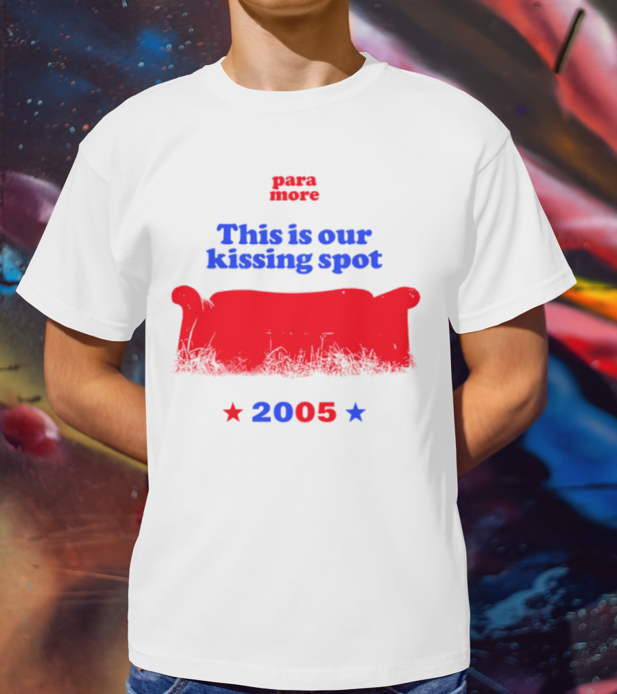 Paramore This Is Our Kissing Spot Couch 2005 T-Shirt