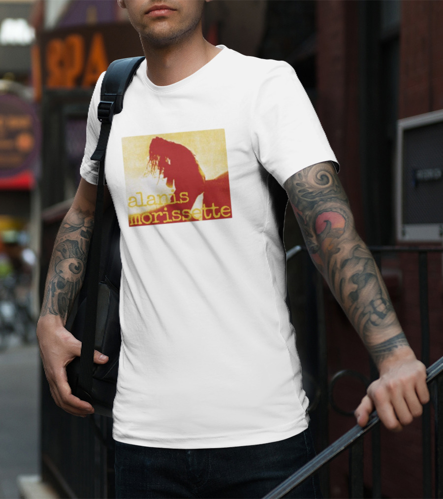 Alanis Morissette Yellow Vintage Silhouette T-Shirt