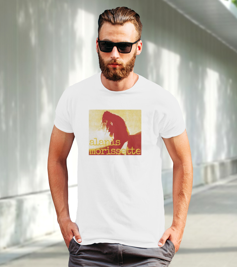 Alanis Morissette Yellow Vintage Silhouette T-Shirt