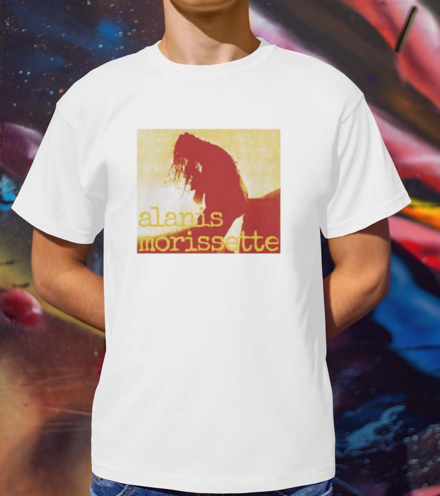 Alanis Morissette Yellow Vintage Silhouette T-Shirt