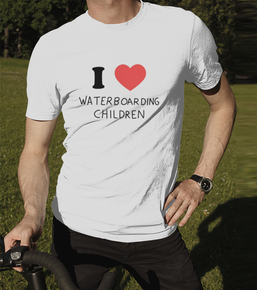 Kirsche I Love Waterboarding Children T-Shirt