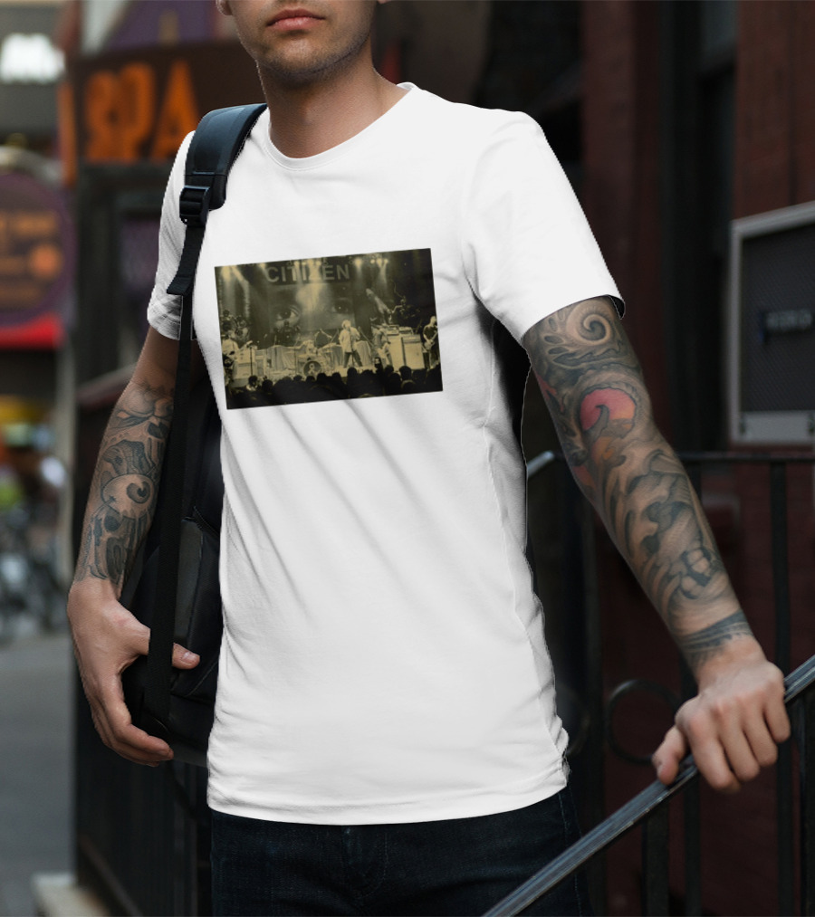 Citizen Be Mine Pull Me In Two I Will Mold Myself Just For You Concert Stage Performance Eyes Banner T-Shirt