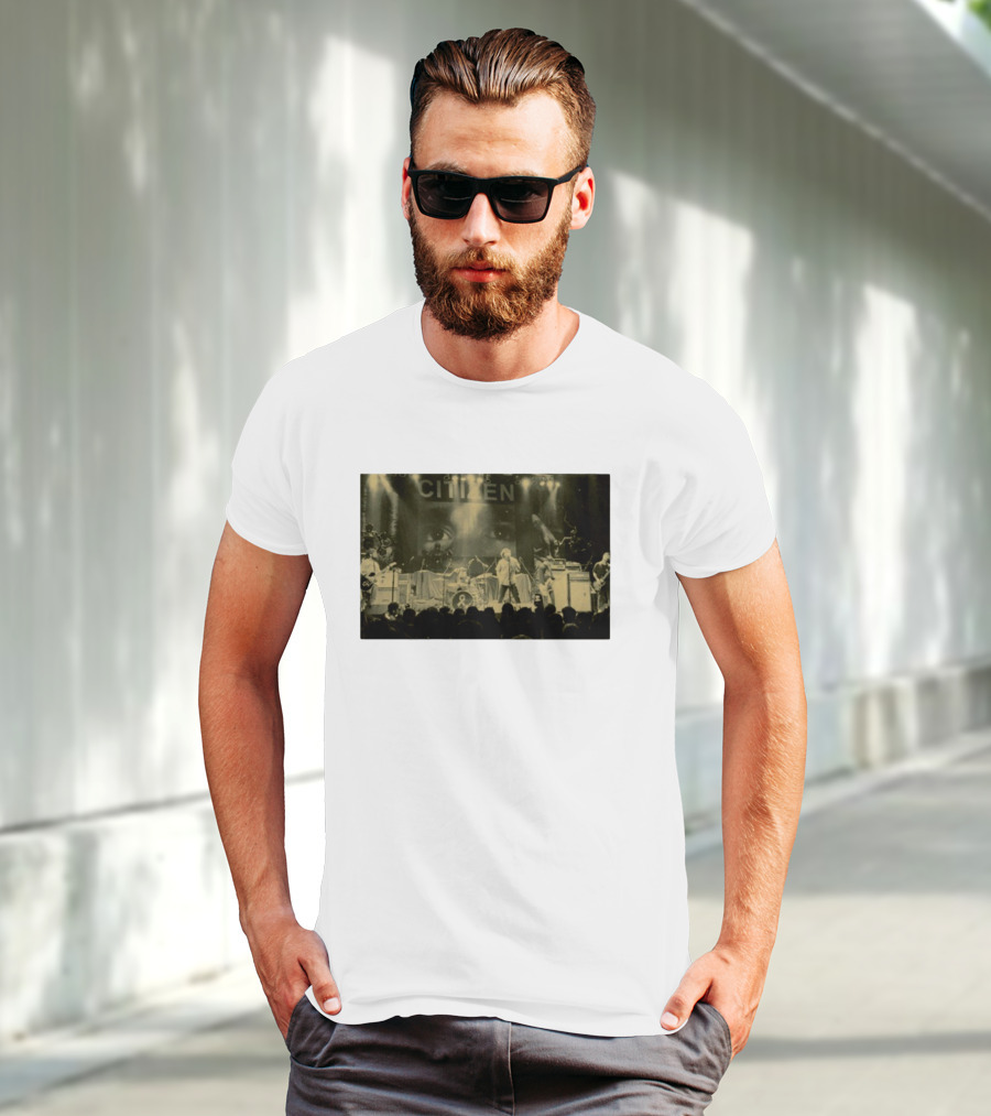Citizen Be Mine Pull Me In Two I Will Mold Myself Just For You Concert Stage Performance Eyes Banner T-Shirt