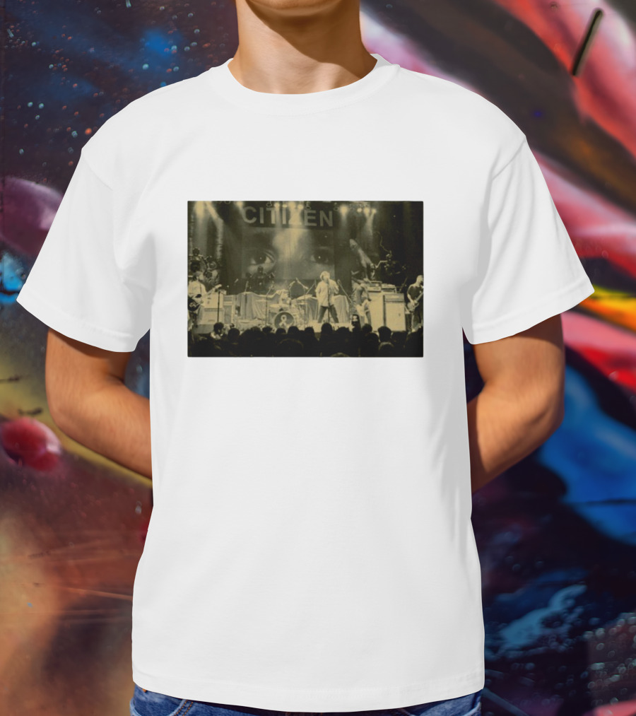Citizen Be Mine Pull Me In Two I Will Mold Myself Just For You Concert Stage Performance Eyes Banner T-Shirt