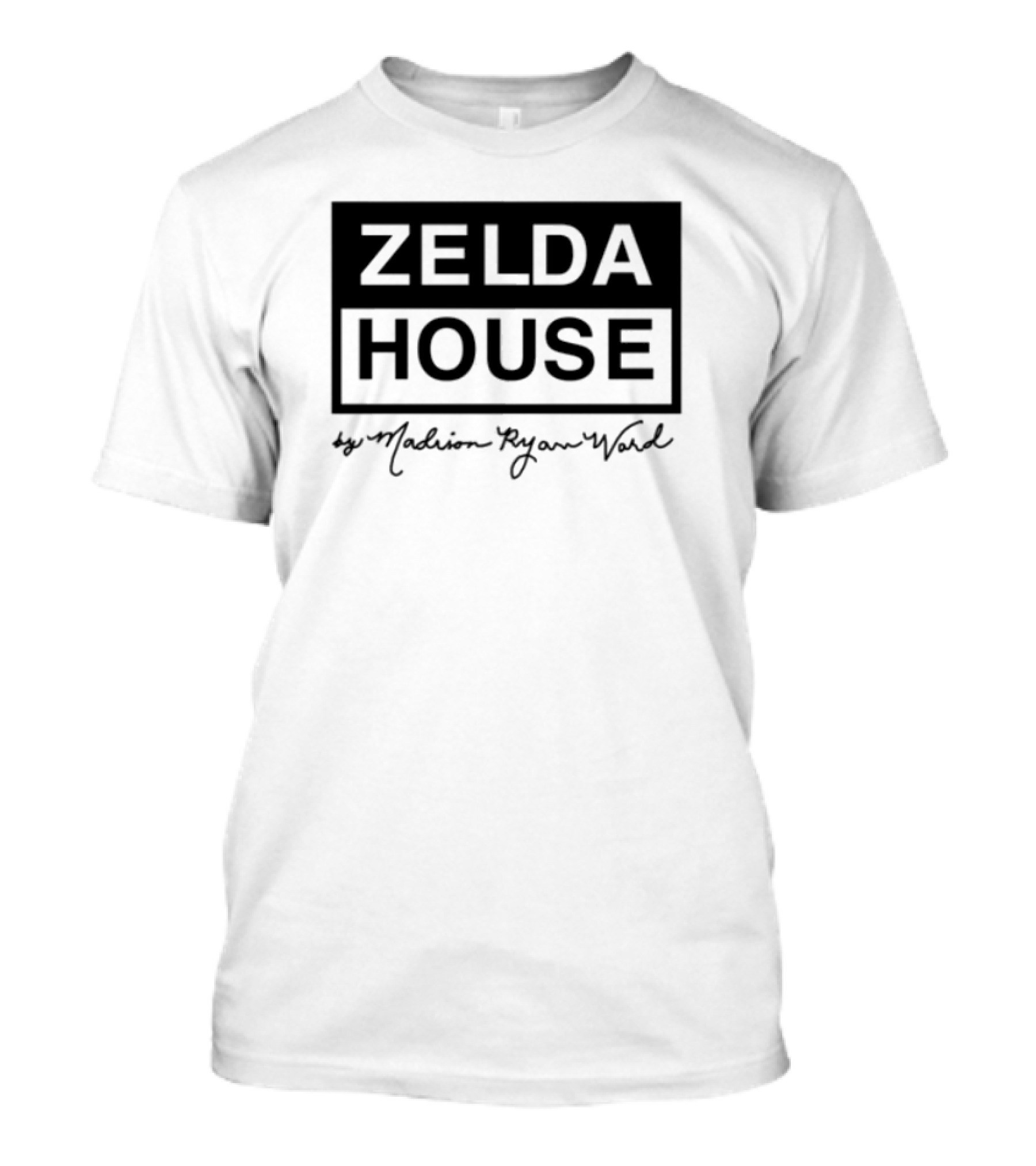 Limited Zelda House Black Triforce Pattern By Madison Ryann Ward T-Shirt