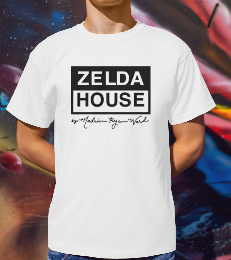 Limited Zelda House Black Triforce Pattern By Madison Ryann Ward T-Shirt