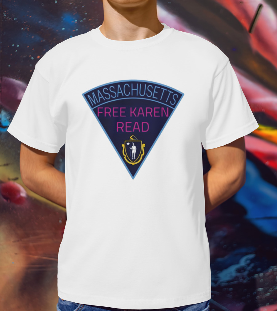 Massachusetts Free Karen Read Emblem Design T-Shirt