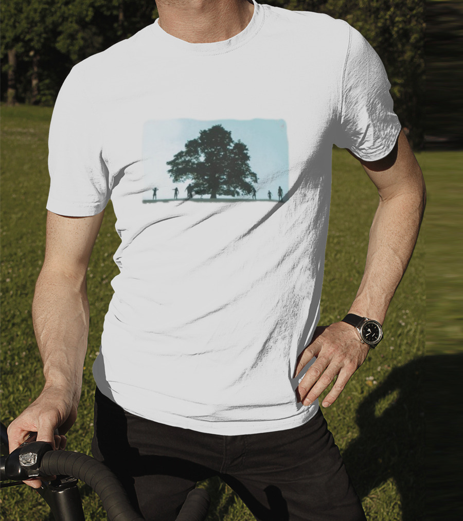 28 Years Later Tree Silhouette With Human Figures T-Shirt