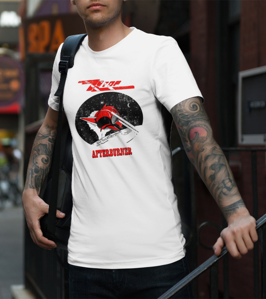 ZZ Top Afterburner Space Theme Retro 1985 T-Shirt