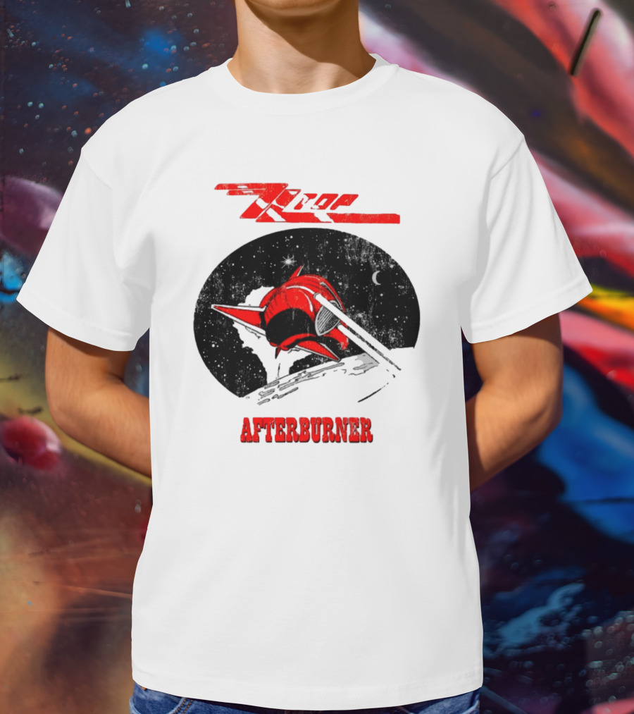 ZZ Top Afterburner Space Theme Retro 1985 T-Shirt