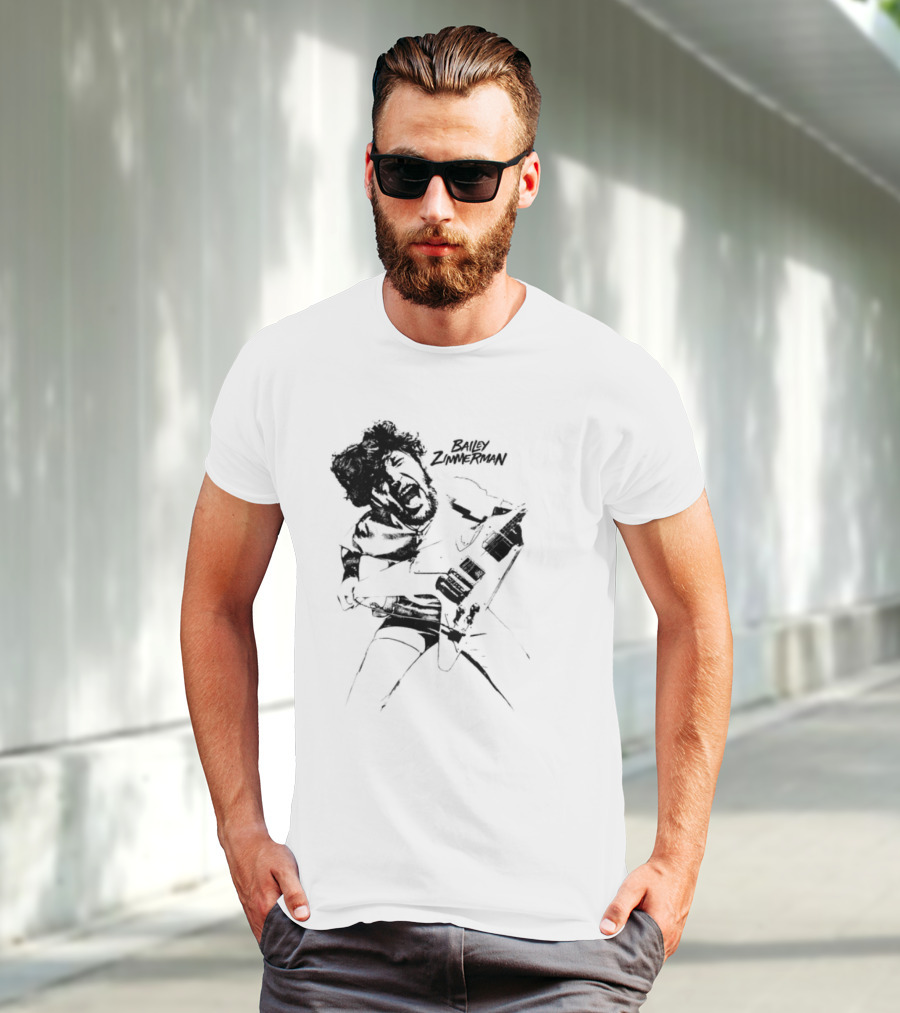 Bailey Scream Classic Ghost Mask Drawing T-Shirt
