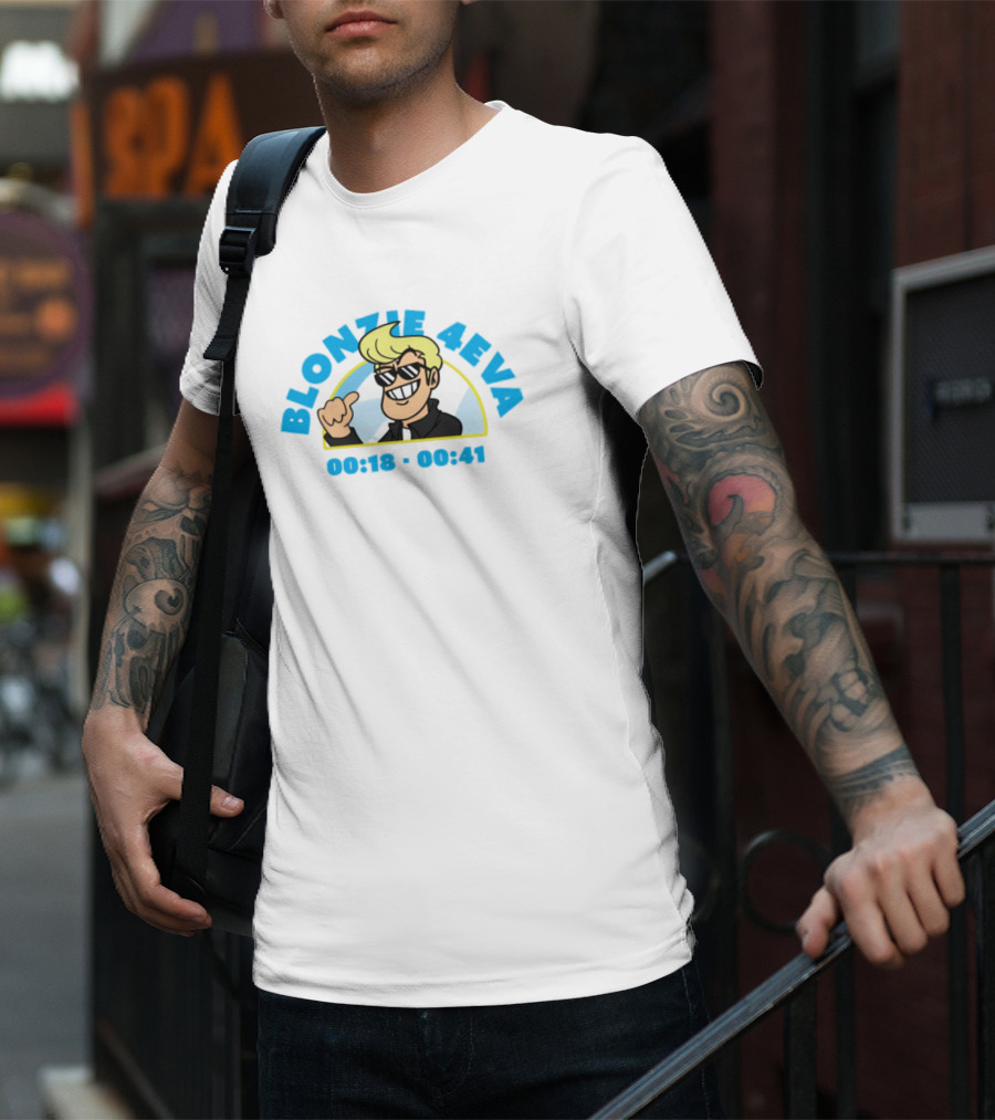 Blonzie 4Eva Cartoon Character Tribute With Dates 00:13 - 06:43 T-Shirt