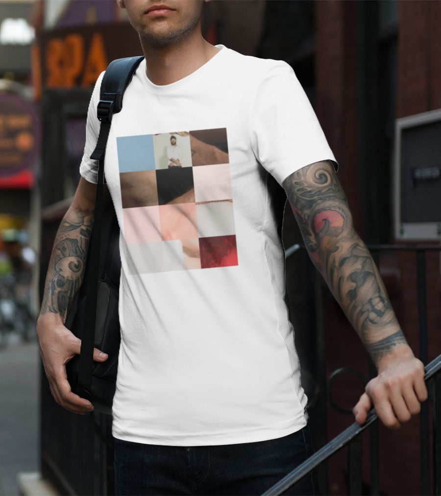Bon Iver Layout Mosaic Collage T-Shirt