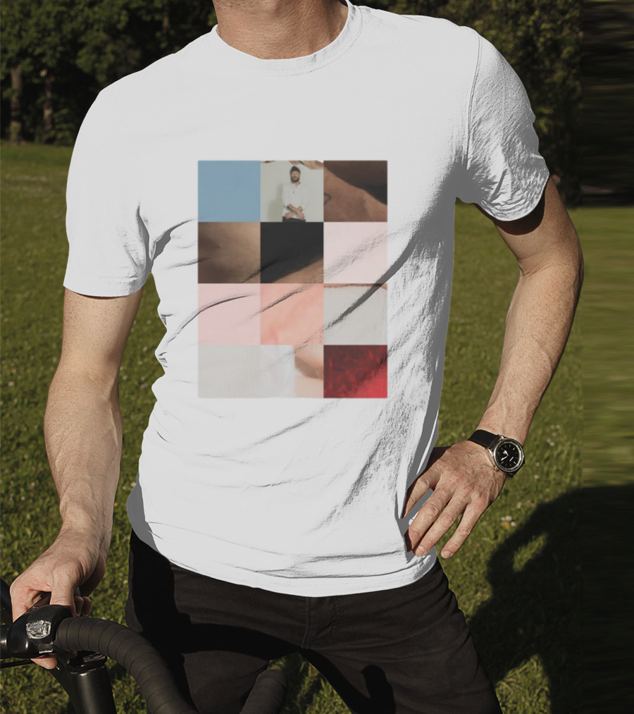 Bon Iver Layout Mosaic Collage T-Shirt