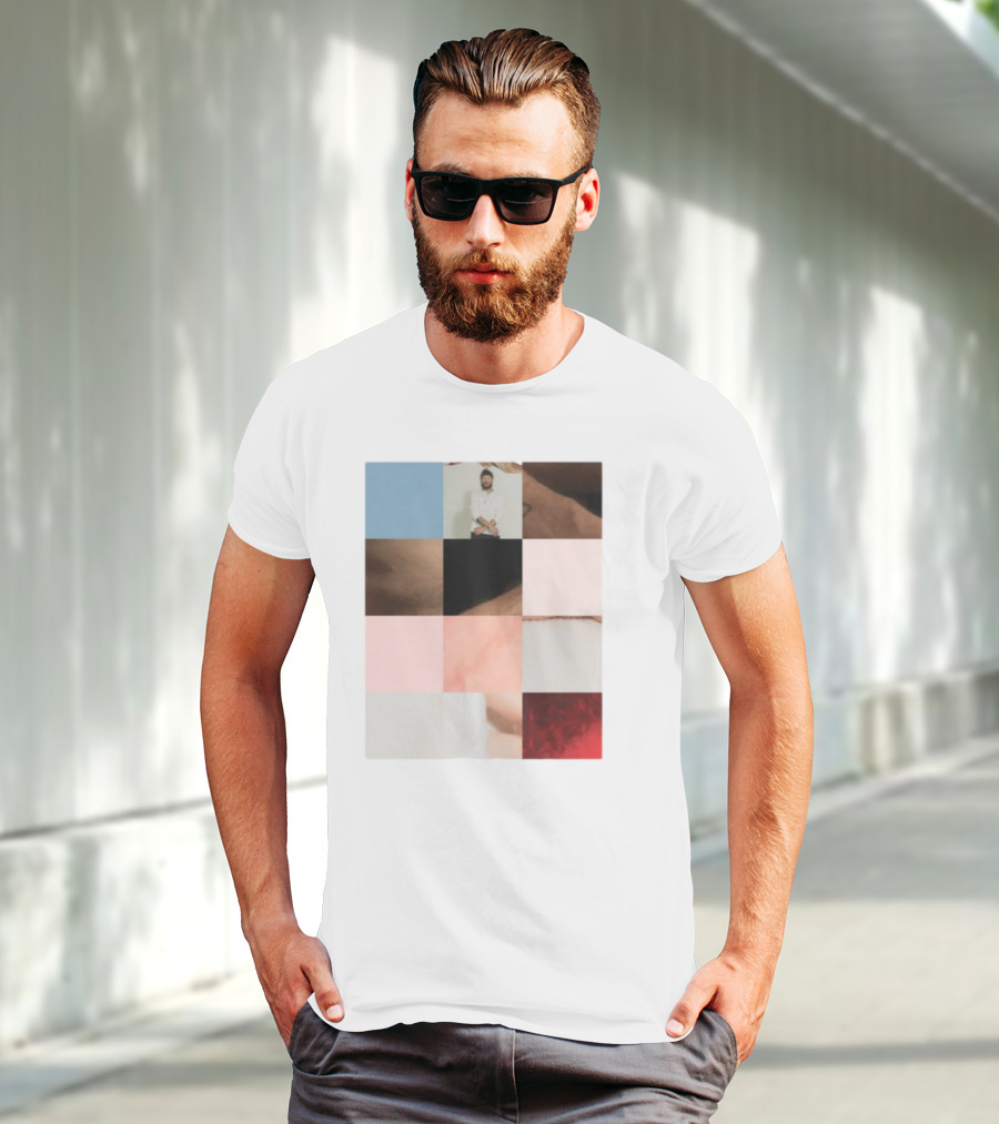 Bon Iver Layout Mosaic Collage T-Shirt