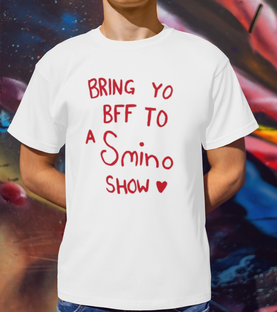 Bring Yo BFF To A Smino Show Fan Merchandise With Heart Design T-Shirt