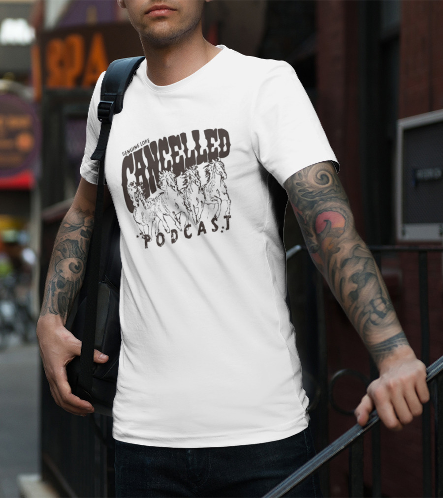 Genuine Cancelled Podcast Lore T-Shirt