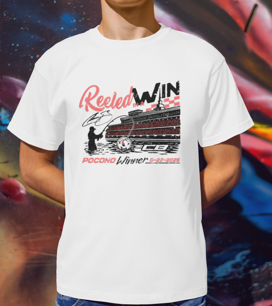 Chase Briscoe Reeled In Pocono Win 06-26-2022 T-Shirt