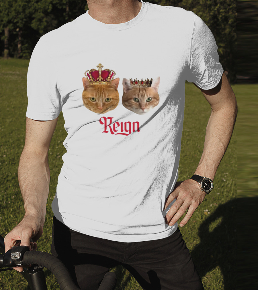 Coach Cat Reign Regal Crowned Feline Kings T-Shirt