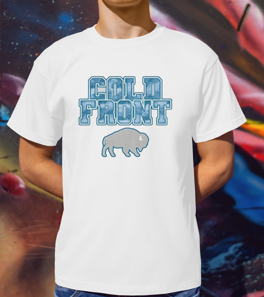Cold Front Buffalo Winters Buffalo Bills Bison Icon T-Shirt