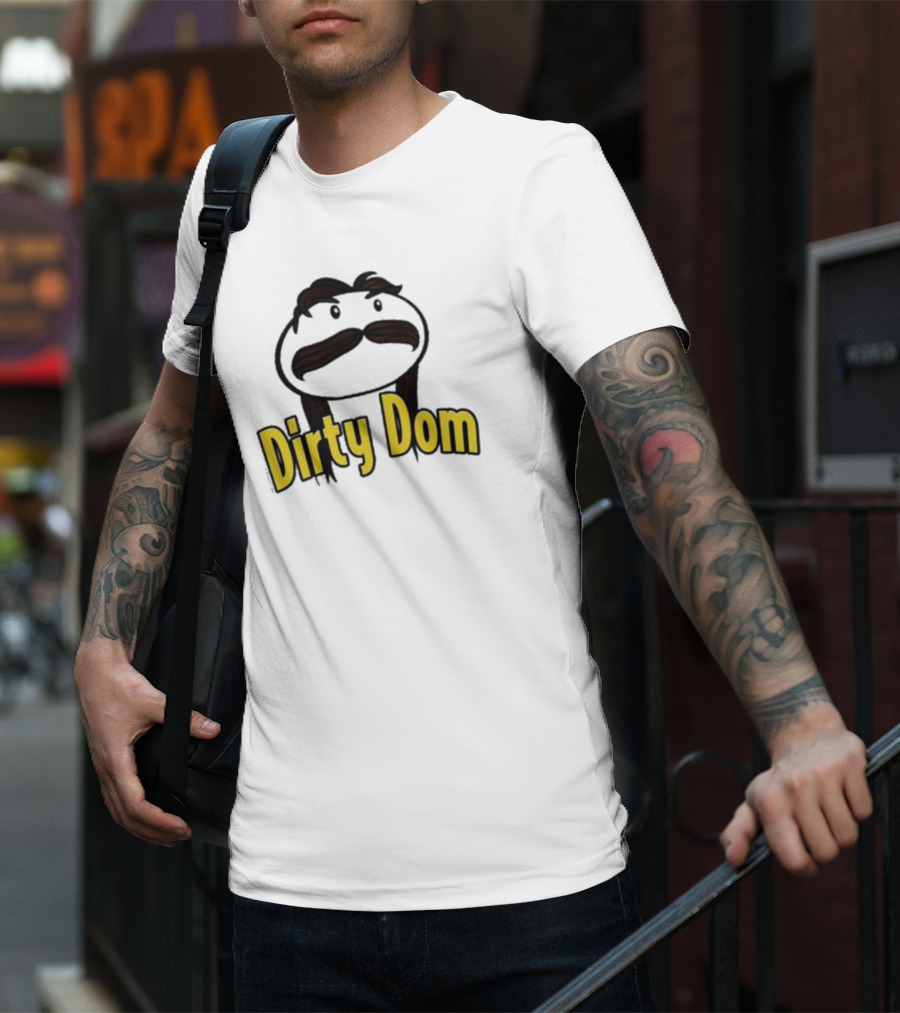 Dirty Dom Hair Illustration T-Shirt