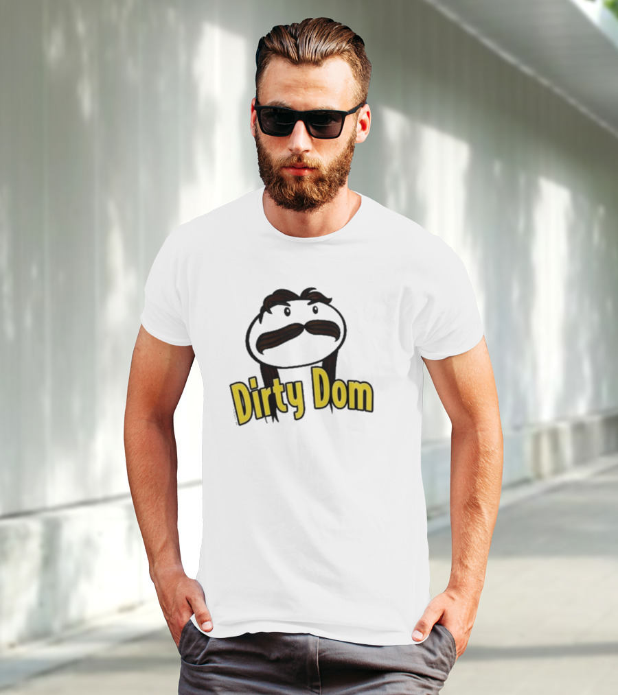 Dirty Dom Hair Illustration T-Shirt