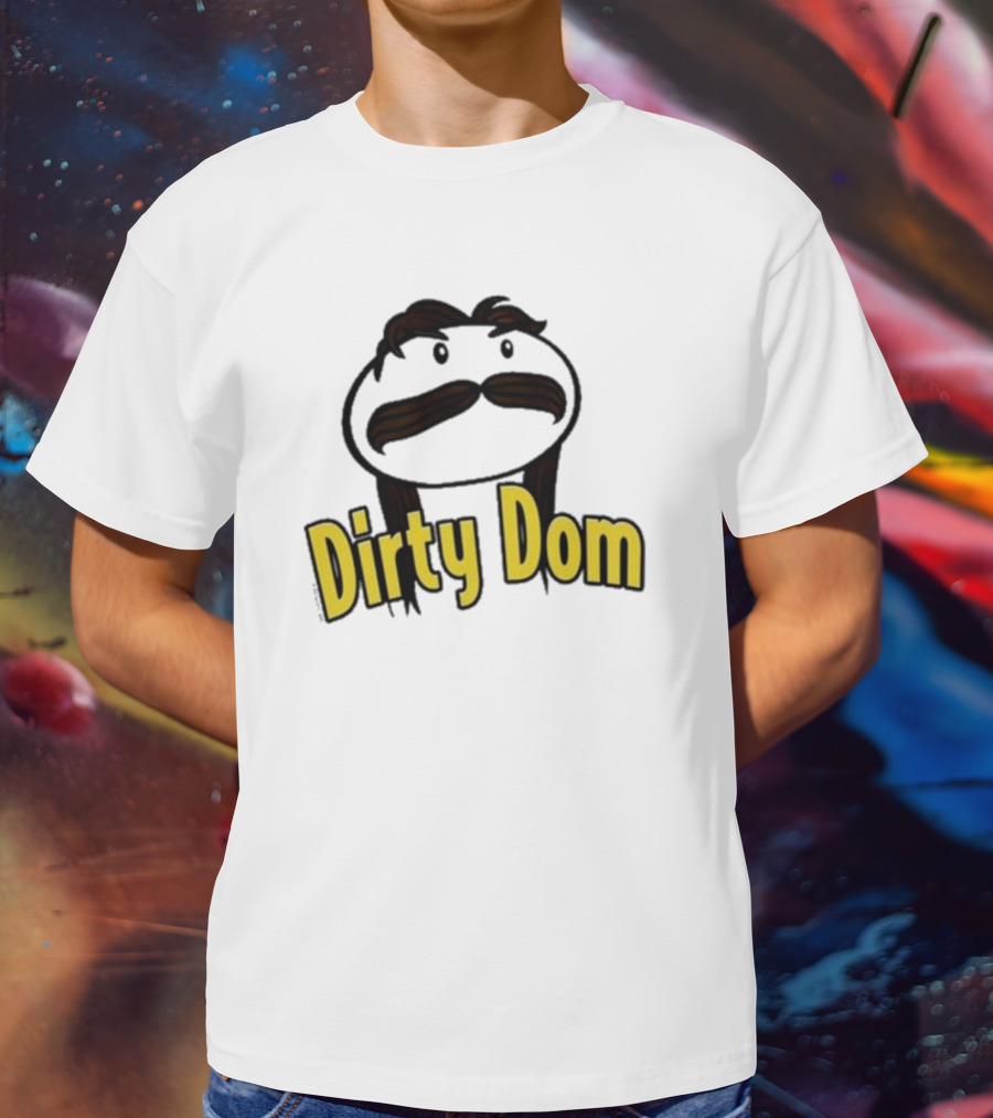 Dirty Dom Hair Illustration T-Shirt