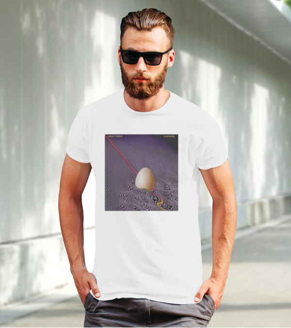 Eggs Tyrone Custards Optical Illusion Stripes With Egg T-Shirt