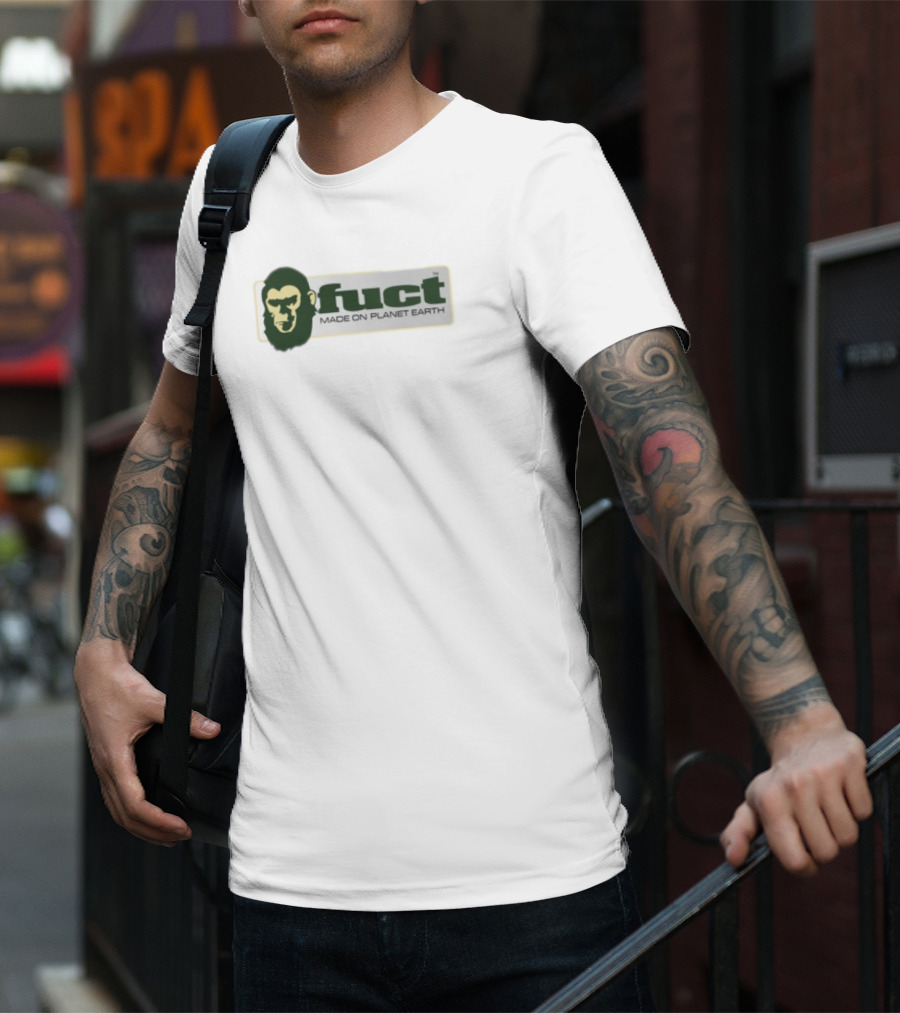 Fuct Made On Planet Earth Gorilla Icon T-Shirt