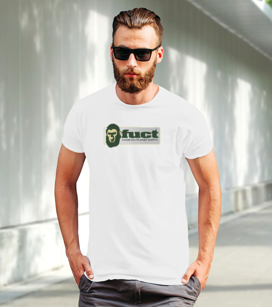 Fuct Made On Planet Earth Gorilla Icon T-Shirt
