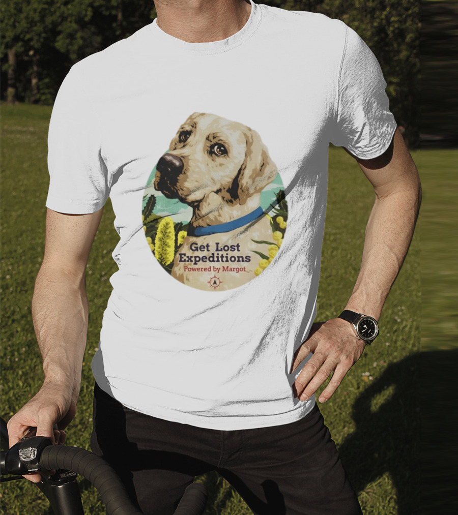 Get Lost Expeditions Powered By Margot Dog Adventure T-Shirt