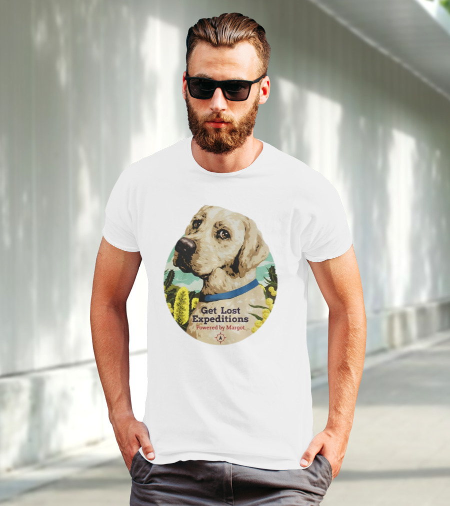 Get Lost Expeditions Powered By Margot Dog Adventure T-Shirt